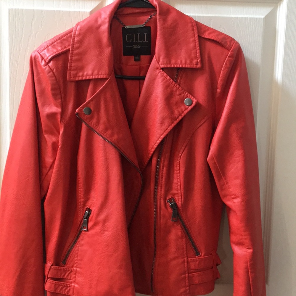 Faux Leather Jacket
